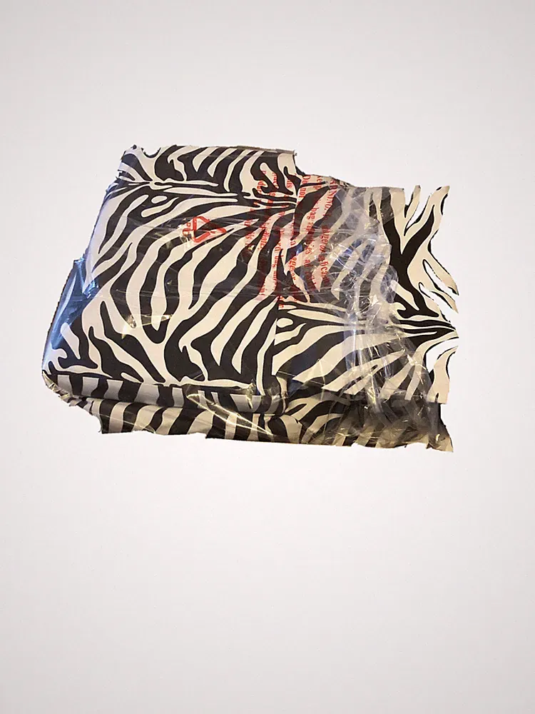Child Size Recliner Zebra Print