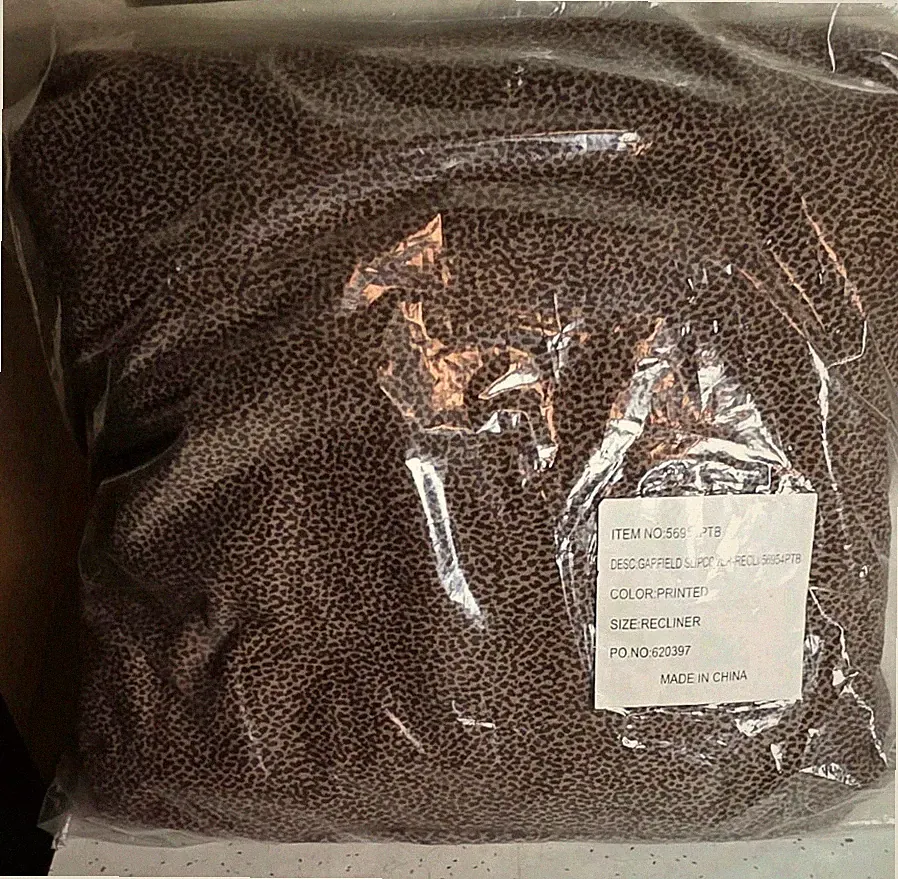 LOVE SEAT SOFA SLIPCOVER CHEETAH PRINT BROWN
