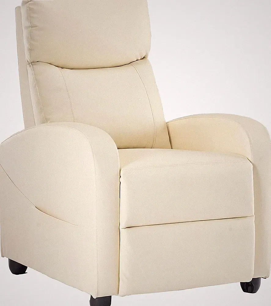 Massage Recliner Chair - Adjustable PU Leather Recliner Beige