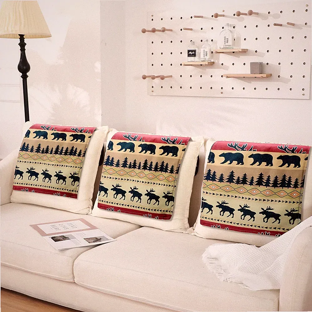 Recliner Headrest Cover Set - Animal Style Sofa Protector 3 Pieces