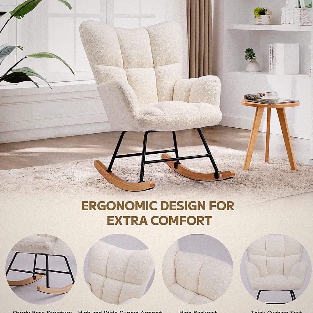 Animal Print Rocking Chair